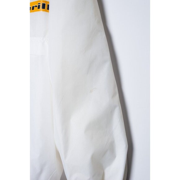 Vintage Y2K Point Zero Mens Large Windbreaker Jacket White Zip Up Coat - Picture 6 of 8